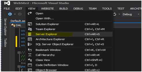 Server Explorer
